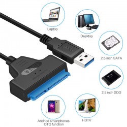 Adaptador SATA a USB - Disco Duro 2.5" Laptop